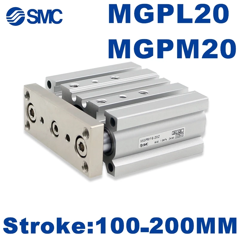 

MGPM MGPL Новый SMC MGPM20 MGPL20 MGPM20-100Z -125Z -150Z -175Z -200Z компактный направляющий цилиндр в сборе, MGPL20-100Z -125Z -150Z -175Z -200Z