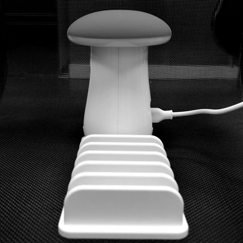 Многофункциональный 5 портов USB зарядная станция концентратор гриб светодиодный