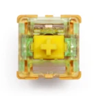 Тактильные RGB-переключатели LCET Oasis 58g, для механической клавиатуры mx stem 5pin, желто-коричневые, похожи на holy panda