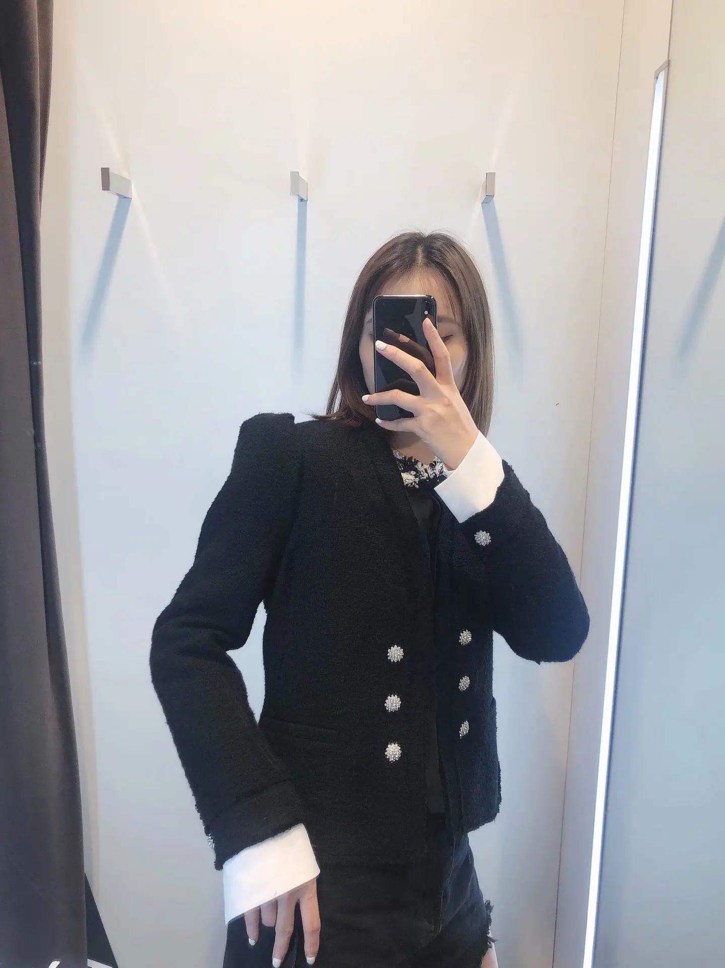 Осень и зима 2019 новая мода поплин саржа мягкое Женское пальто короткое