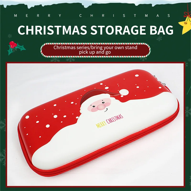 

X2021 Merry Christmas Series Santa Clous Portable Case Storage Bag for Nitendo Switch OLED Factory Direct Supply Case Switch