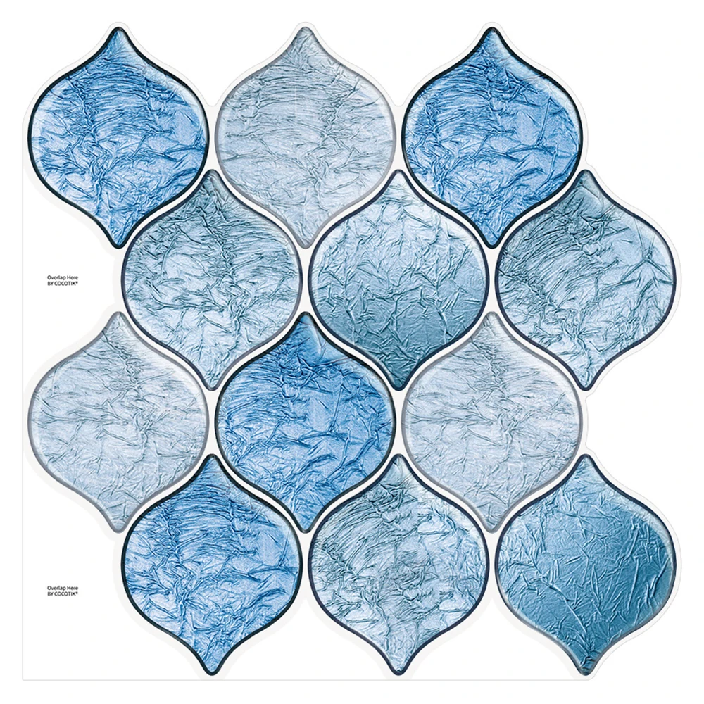 Cocotik 12 &quotx 12&quot 3D гелевая плитка пилинг и палка Backsplash самоклеющиеся обои наклейки 4