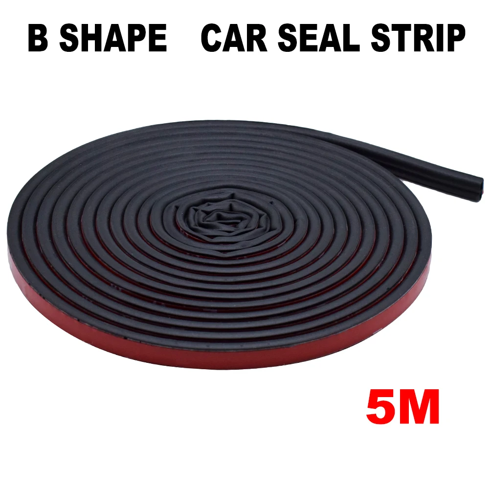 Универсальная резиновая уплотнительная лента для двери автомобиля 5 м/16 футов