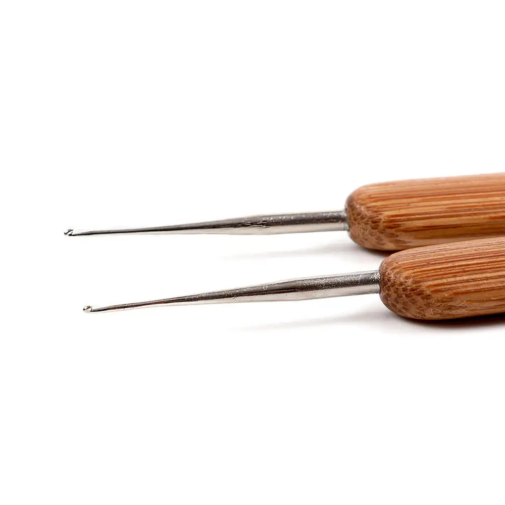 Плетеная защелка дредлок вязание крючком парик игла для волос инструменты микро