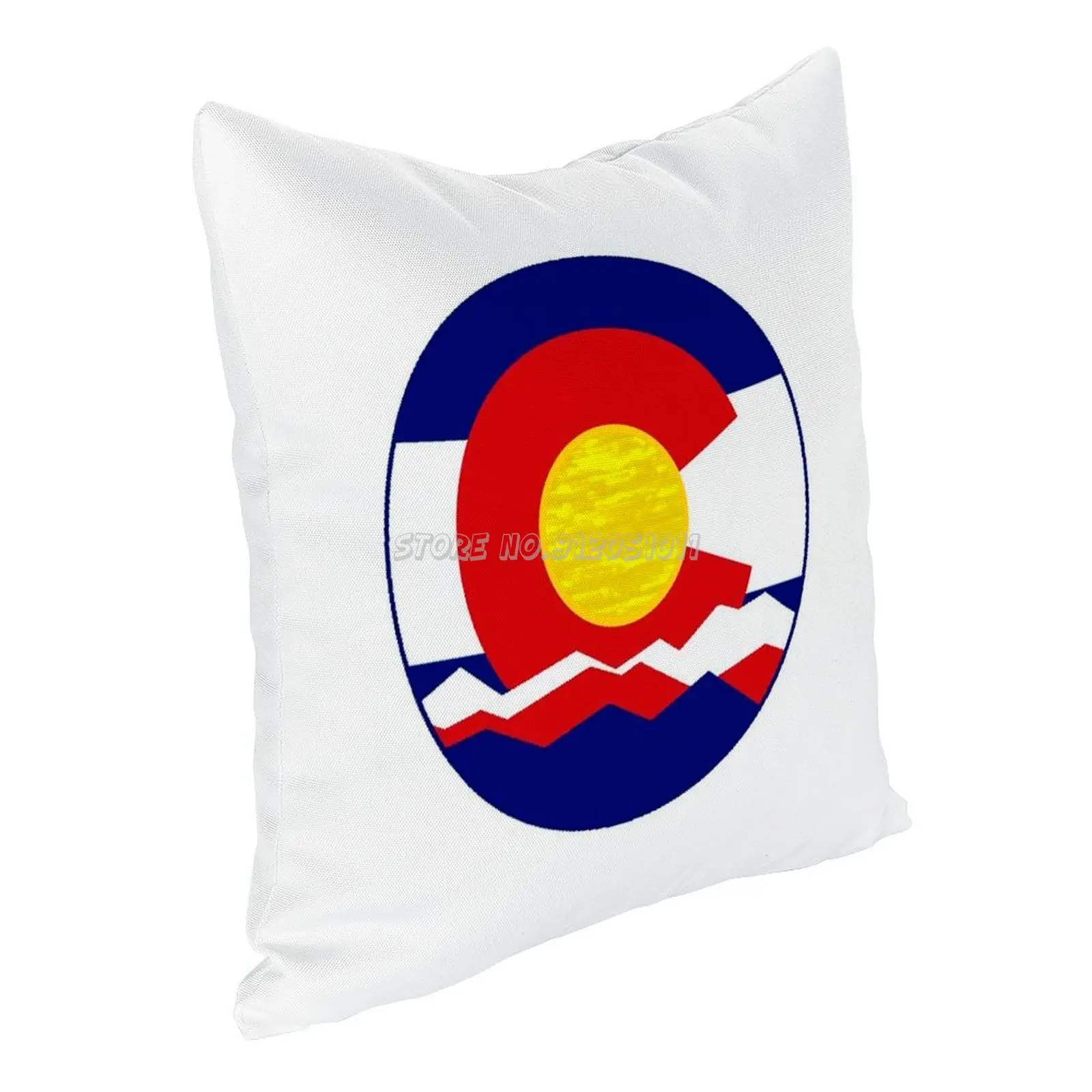 Чехол Подушка для дома Автомобильная подушка поясная дивана гор снега пейзажа