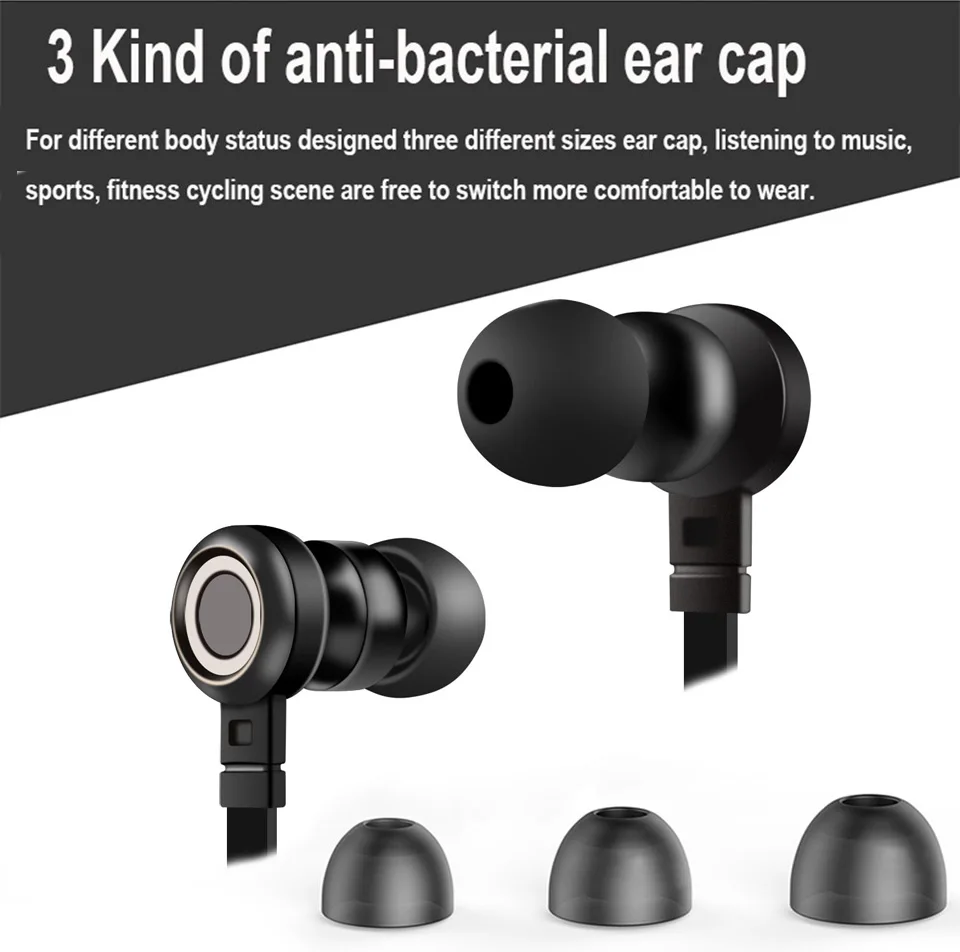 

TANOLD Wireless Bluetooth Earphones Noise Cancelling HD Stereo Soft Comfortable Fashion Cool Sports Waterproof PTM B5