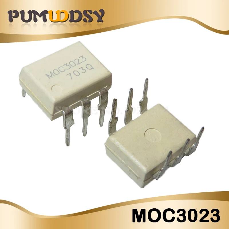 10 шт. MOC3020 MOC3021 MOC3022 MOC3023 MOC3041 MOC3043 MOC3052 MOC3061 MOC3062 MOC3063 DIP6 DIP и IC - Цвет: MOC3023