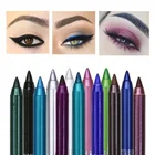 Подводка для глаз с блестками, 14 цветов, водостойкие тени для век, матовые жемчужные матовые цветные подводки для глаз, макияж TSLM1