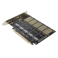 pci e x16 adapter card jmb585 chip m 2 key b nvme ssd expansion card ngff solid state drive adapter card