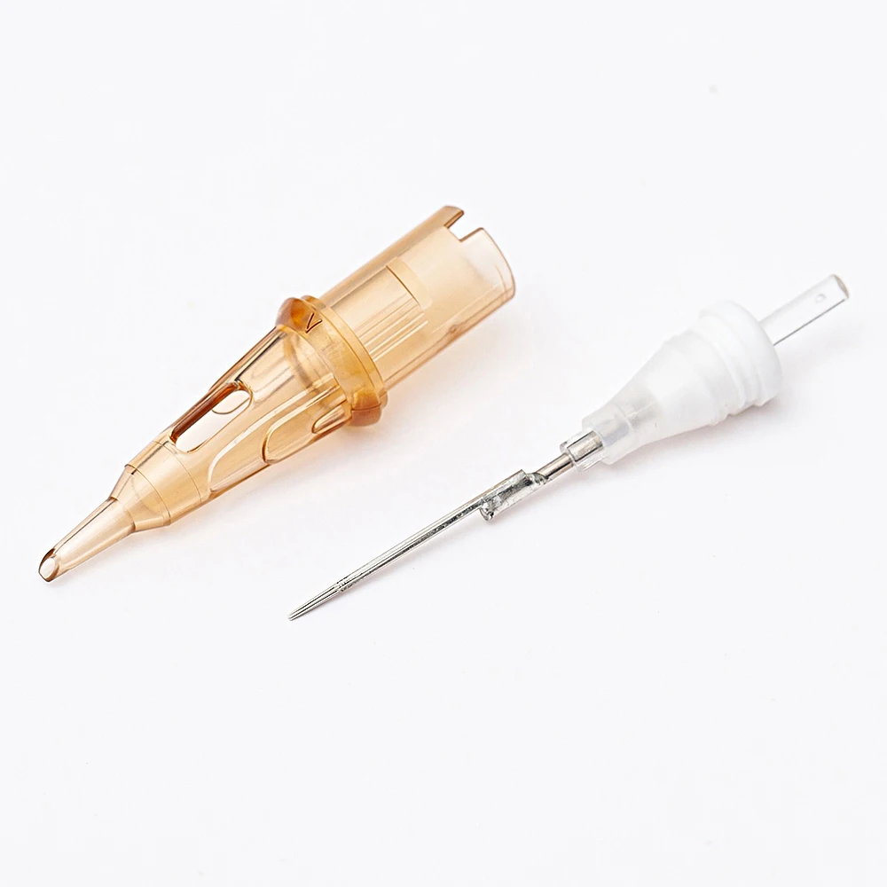 EZ V-Select Tattoo Cartridge Needles #06 0.18mm Round Liner Microblading for Tattooing & Permanent Makup 20 pcs/Box | Красота и