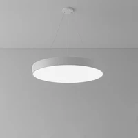 5cm Ultra Thin App Control Black White 2021 New LED Pendant light Lustre Hanging Lamps Suspension Luminaire Lampen For Foyer