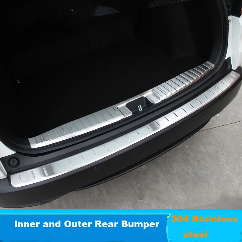 Чехол для заднего бампера из нержавеющей стали аксессуары стайлинга автомобиля