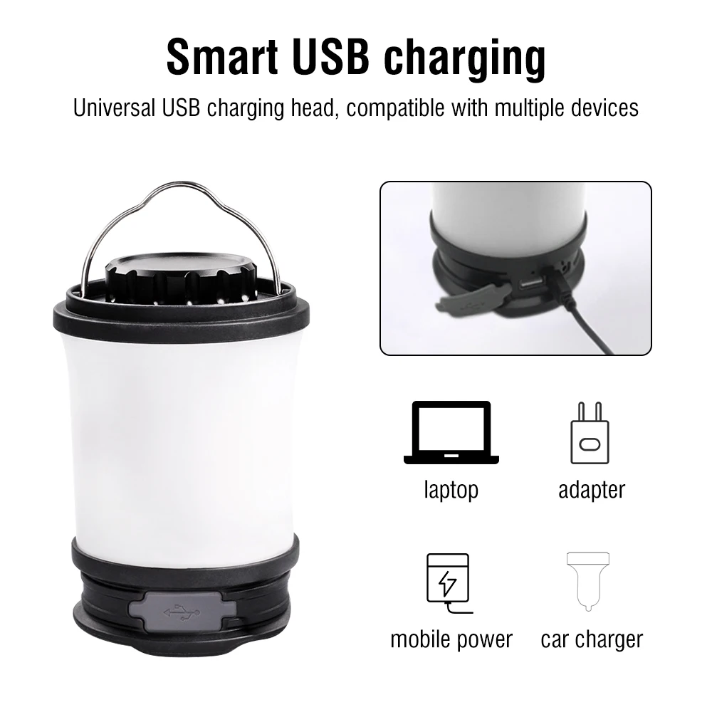 Рисунок 4 - BORUiT высокомощный светодиодный фонарь с крючком 48 *