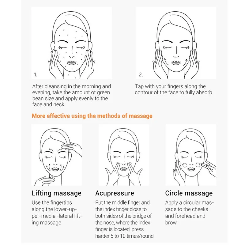 Крем для лица с 24 к золотом и жемчугом Отбеливающая увлажняющая сыворотка против