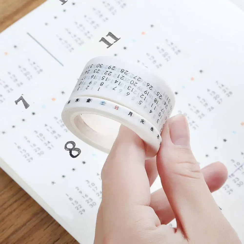 Креативный ежемесячный недельный календарь васи лента планировщик Сделай Сам