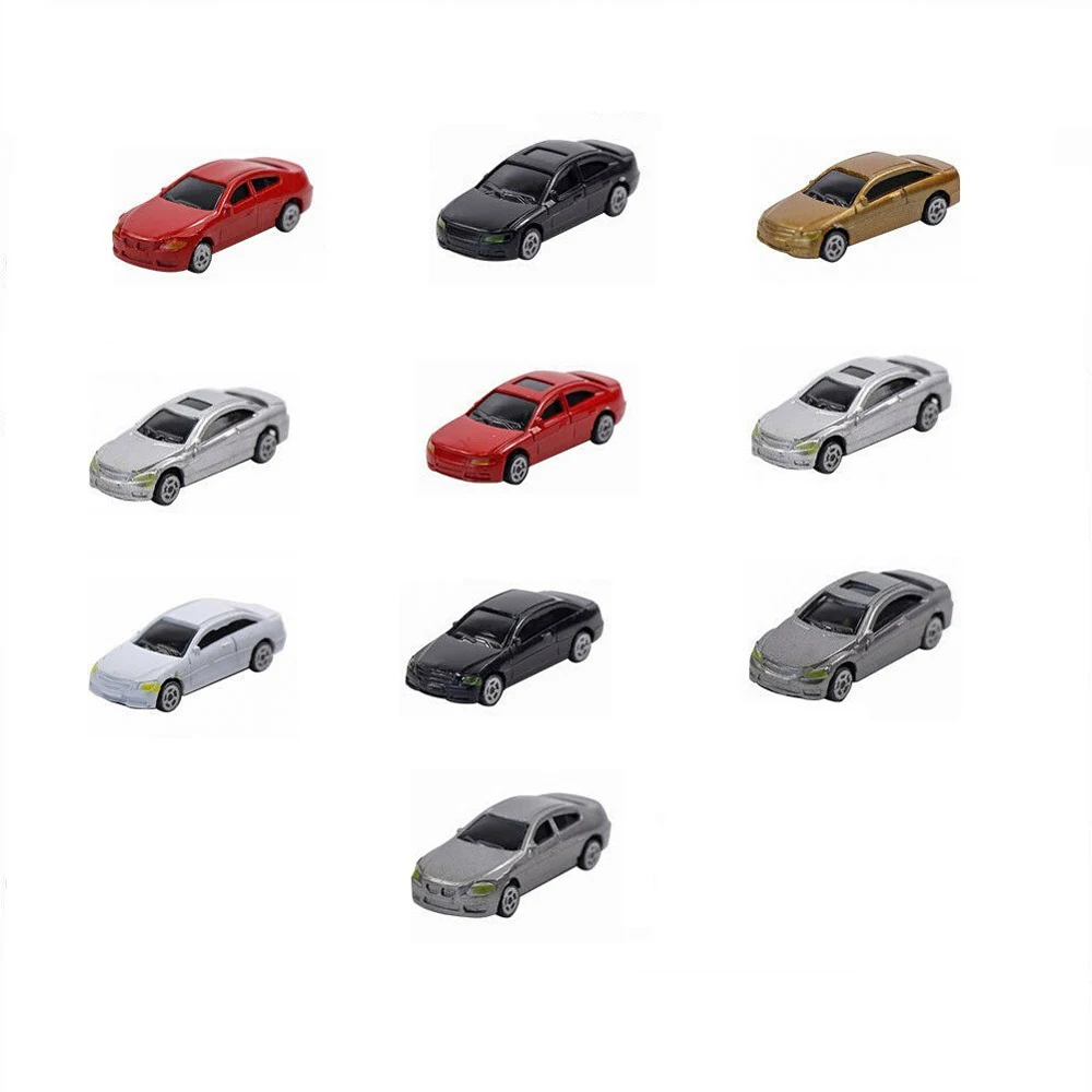 

1: 75 1:87 Plastic Model Car for Construction Car Layout Random Color Party Inventory Filler Car Children's Toys for Christmas