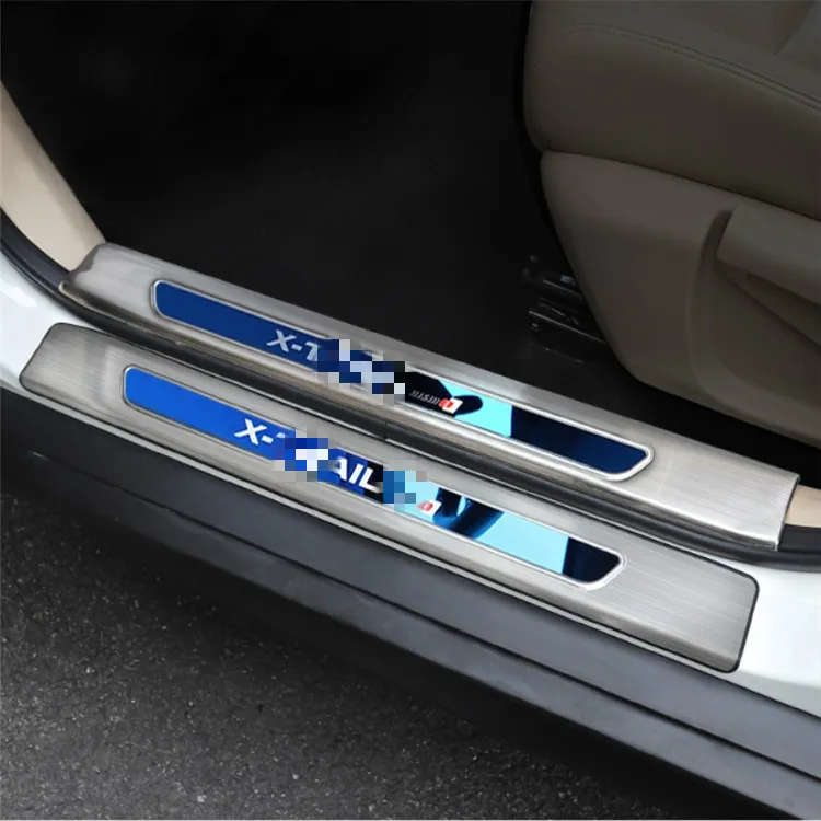 

Подходит для Nissan X-Trail, полоса для порога X-Trail, боковая дверь из нержавеющей стали, приветственная педаль 14-19, версия X-Trail, автозапчасти