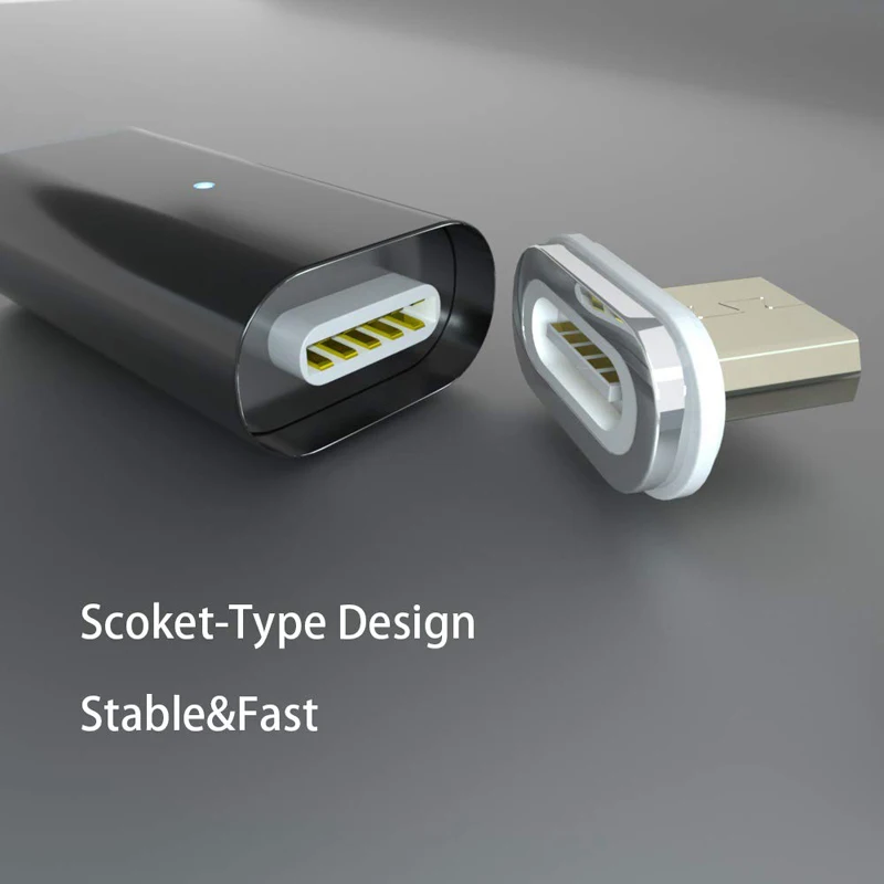 Магнитные адаптеры CANDYEIC Micro USB к для Redmi Note6pro Note5 S2 Honor 9A vivo Y5s U3 Быстрая зарядка