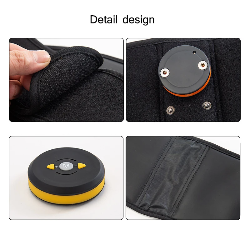 Брюшной стимулятор пояс EMS ABS талии Вибрационный тонизирующий массажер