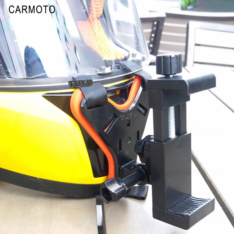 Регулируемый мотоциклетный шлем подбородок крепление для GoPro держатель камеры набор портативный strongнагрузка емкость легкий легко установить фиксированный