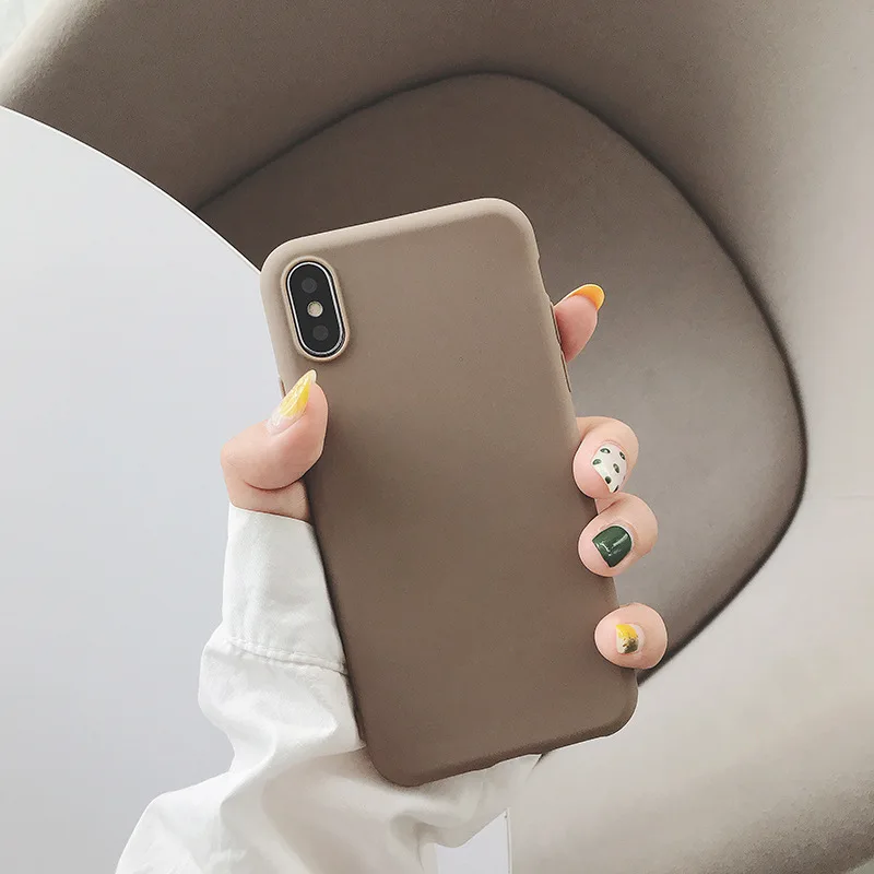 Чехол для OPPO F7 Youth Realme 1 A5S F11 Pro F1 A3 задняя крышка ультра тонкий мягкий однотонный