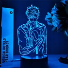 Акриловый светодиодный ночсветильник, Аниме Haikyuu, Shoyo Hinata, фигурка для детей, украшение для спальни, ночсветильник, крутой гаджет для манги, детская настольная лампа