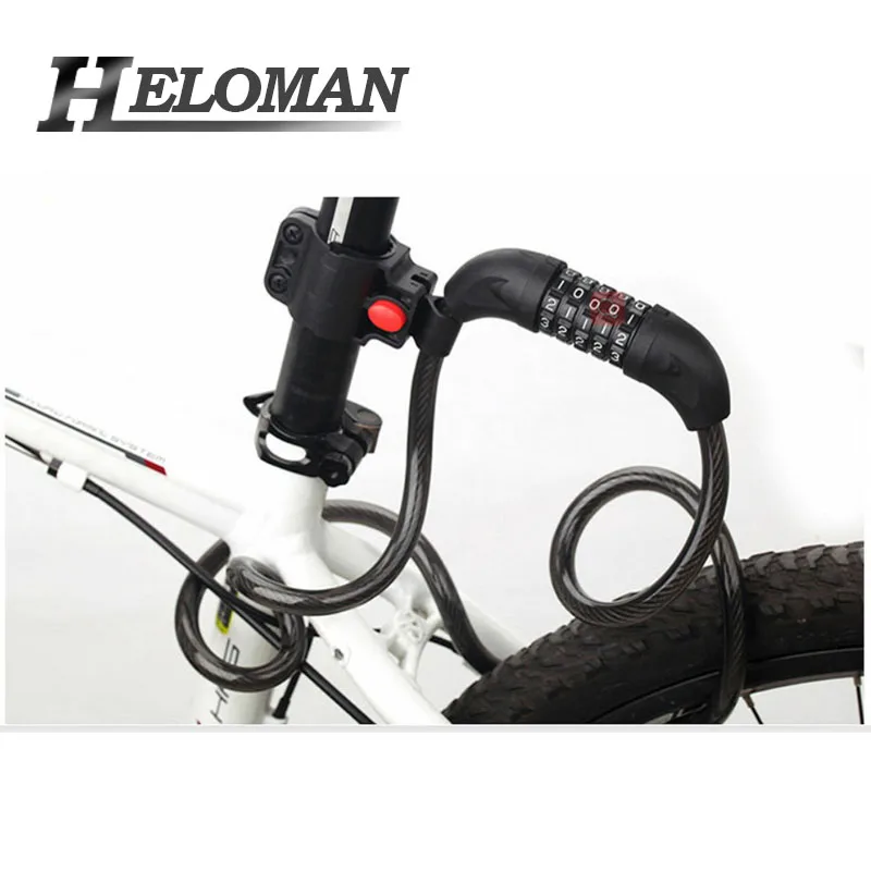 5 цифровой велосипедный замок Универсальный Противоугонный из нержавеющей стали