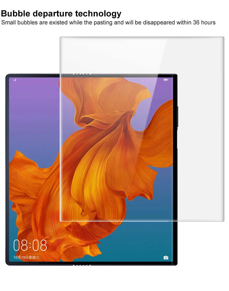 

for Huawei Mate X Screen Protector IMAK Hydrogel III 0.15MM Soft TPU Protective Film for Huawei Mate X 5G Not Glass