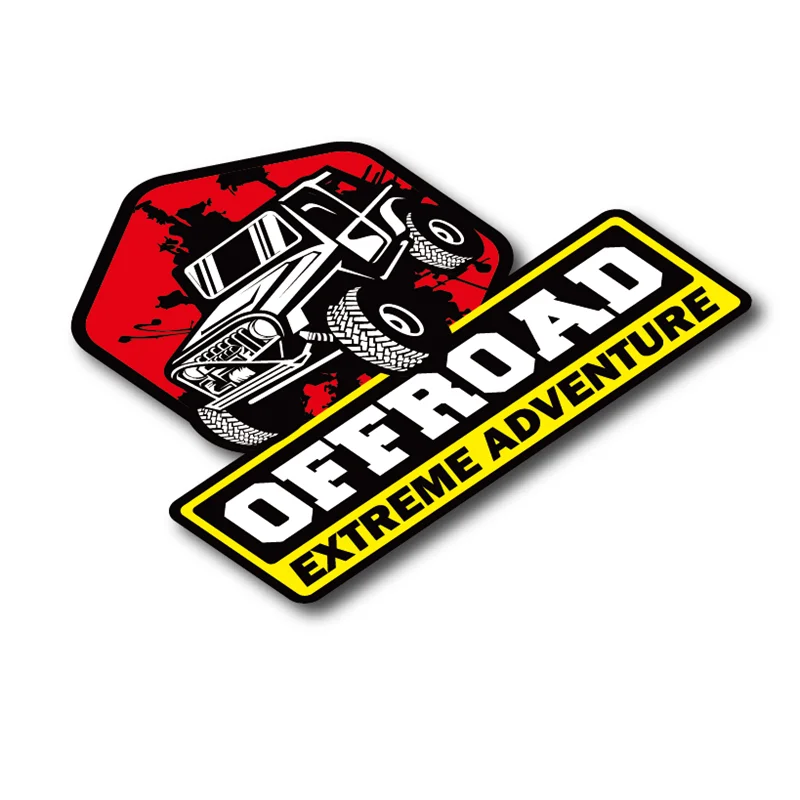 Внедорожные светоотражающие автомобильные наклейки, виниловая наклейка для Jeep Wrangler Rubicon Extreme Adventure SUV Pickup 15CMX13.8CM