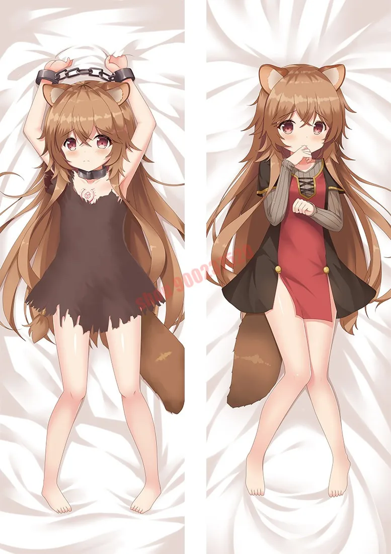 

Exquisite caricature The Rising of the Shield Hero pattern, sexy girl 3D double sided throw pillow / pillow case, Home textile