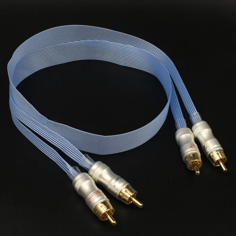 Hi Fi кабель Nordost с посеребренным покрытием BlueHeven king позолоченный RCA для