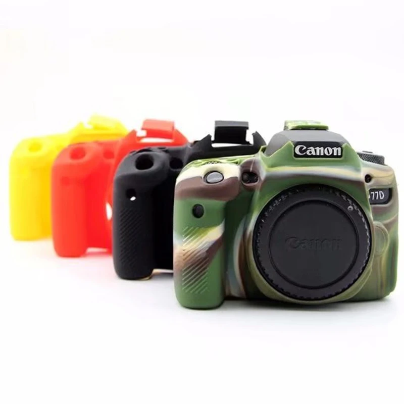 Мягкий чехол для камеры Canon EOS 77D силиконовые аксессуары для фотосъемки хорошая Защитная камера в сборе для профессиональной камеры Canon