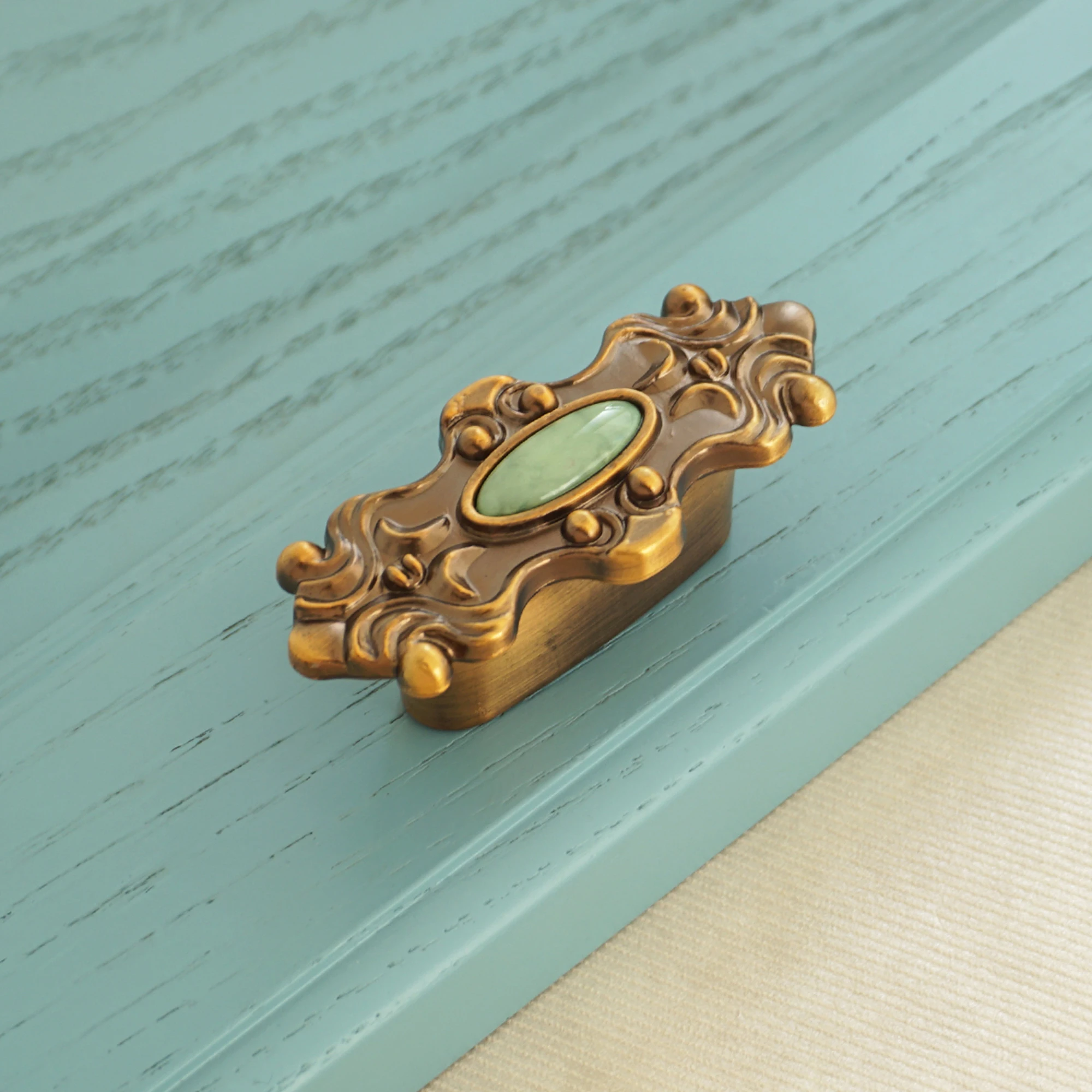 Круглые дверные ручки в стиле ретро кофейные винтажные медные для ящиков из