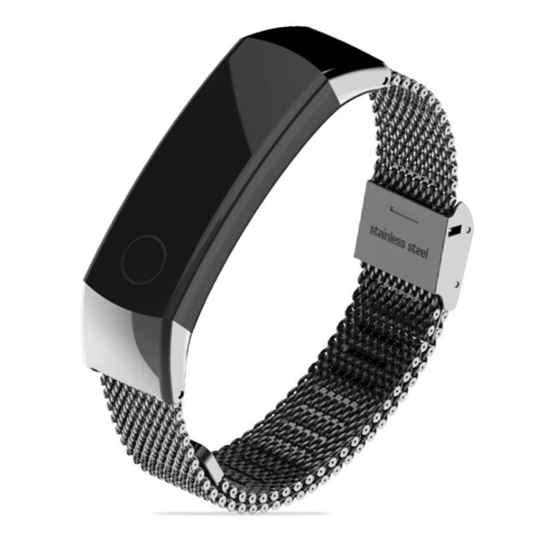 Mijobs металлический ремешок для huawei Honor 3 Band Milanese аксессуары из нержавеющей стали ремешок для часов для huawei Watch