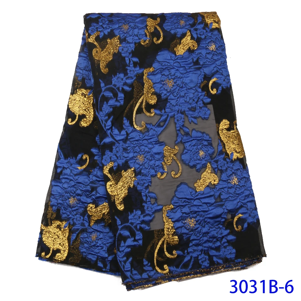 

Latest French Jacquard Lace Fabric High Quality Lace Fabric Brocade Laces Fabric For African Women Party Nigeria Lace GD3031B-5