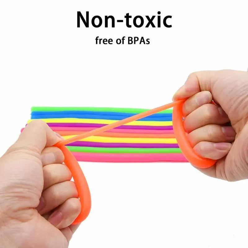 

Children Adult Decompression Toy Luminous Noodle Stretch String TPR Rope Anti Stress Toys String Fidget Autism Vent Toys