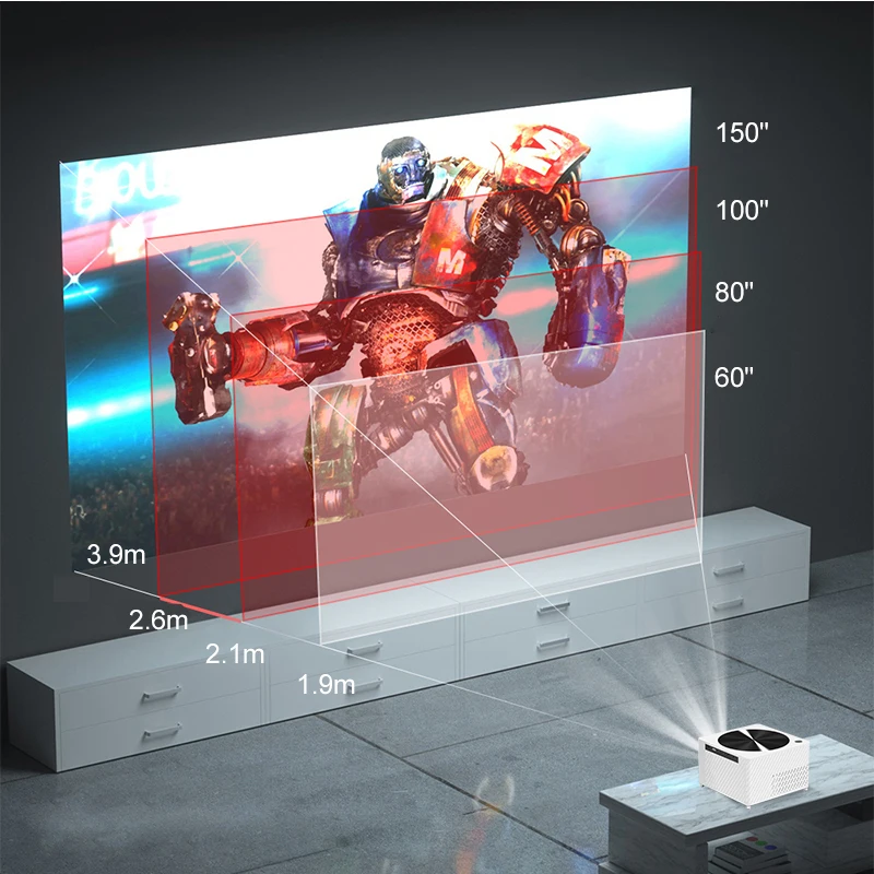 Новый проектор Vivicine K3 Full HD Android 9 0 1080p домашний кинотеатр с функцией синхронизации