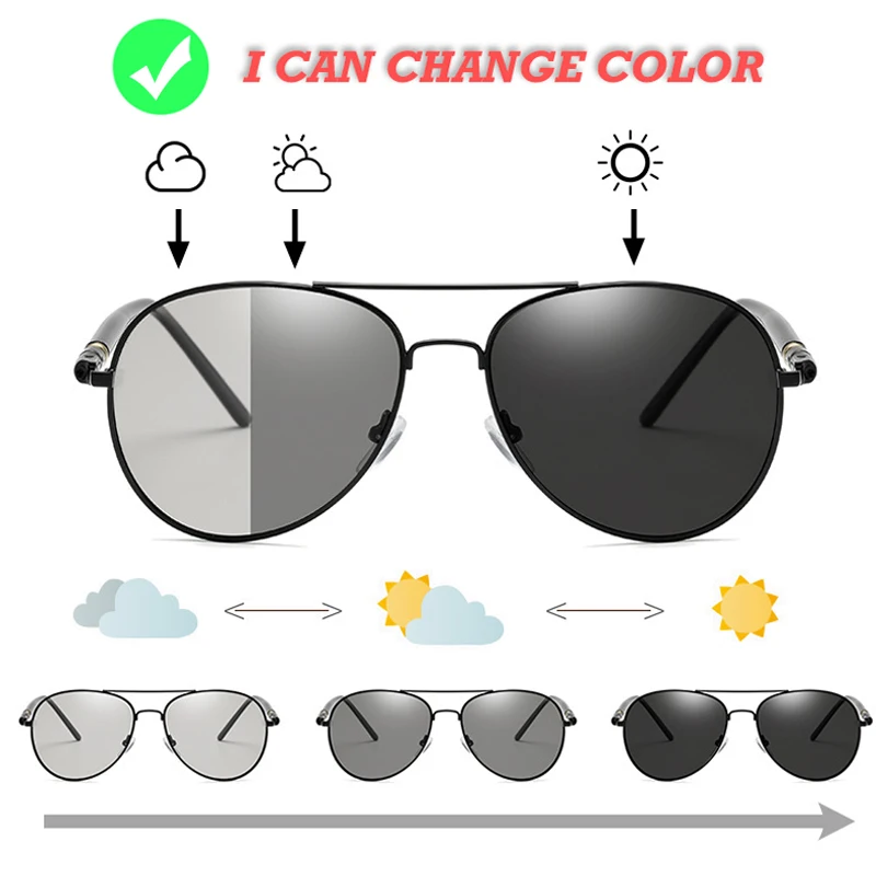 мужские солнцезащитные очки авиаторы поляризованные uv400 высокое качество