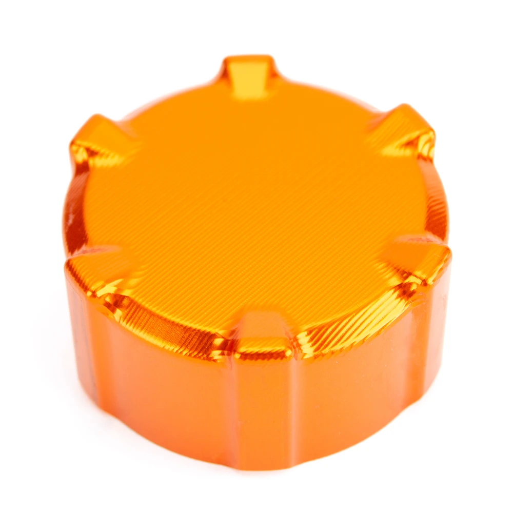 Orange Rear Oil Cup BJMOTO передний и задний тормозной цилиндр, Крышка Резервуара, масляный колпачок, Мото Аксессуары Для KTM Duke 790 Adventure 790 ADV - Цвет: Orange Rear Oil Cup
