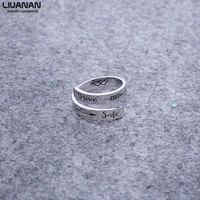 simple fashion drive safe ring jewelry rings spiral wrap twist 9 ring stainless steel jewelry gift for father boyfriend