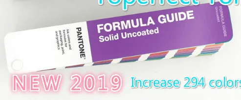 2019Uncoated 1867 сплошная серия Pantone Plus Formula color Guide Chip shade Book solid Uncoated Only GP1601N+ 112 цветов - Цвет: 2019Uncoated
