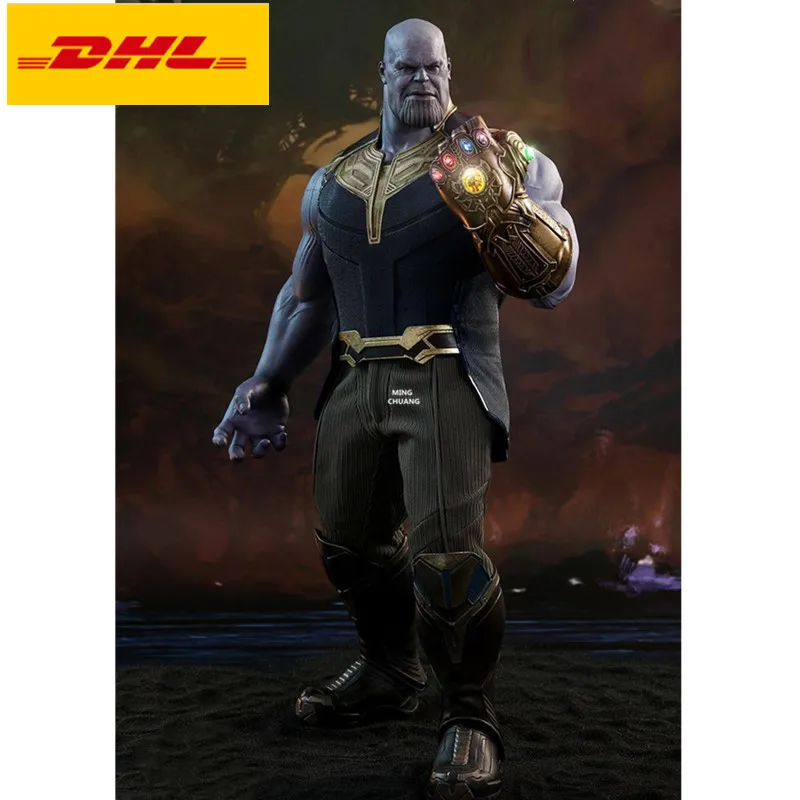 16 &quotMMS479 статуя Megamind Thanos бюст со светодиодный светильник полноразмерный портрет