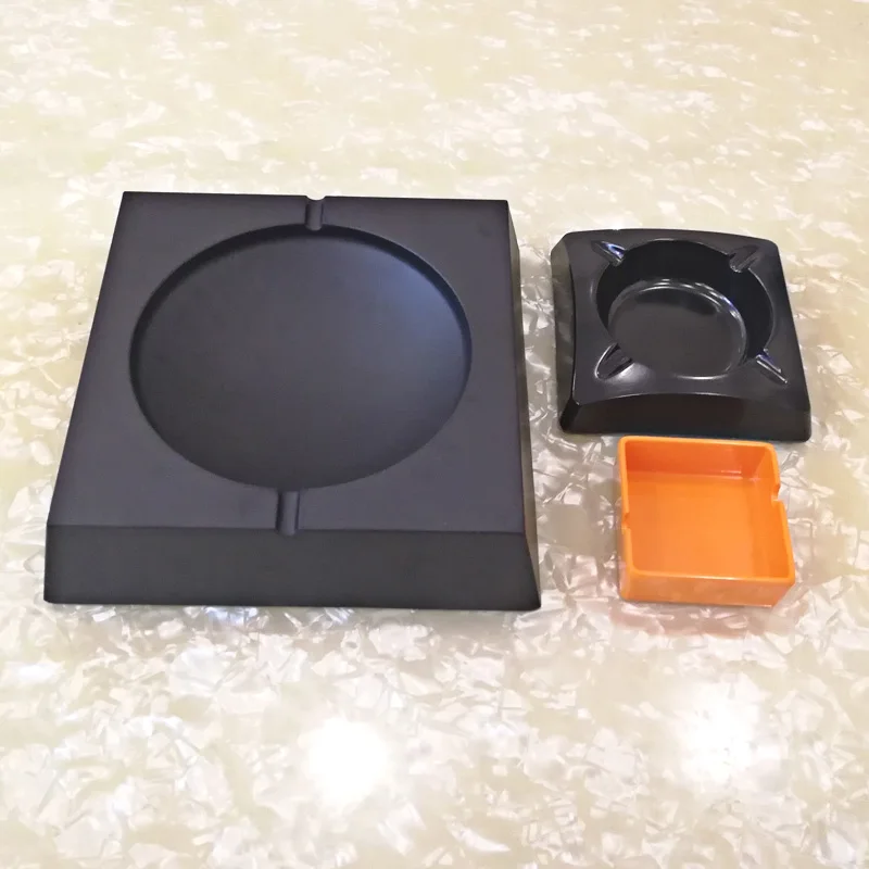 А5 меламиновая пепельница белая портативная Женская Большая Черная Квадратная