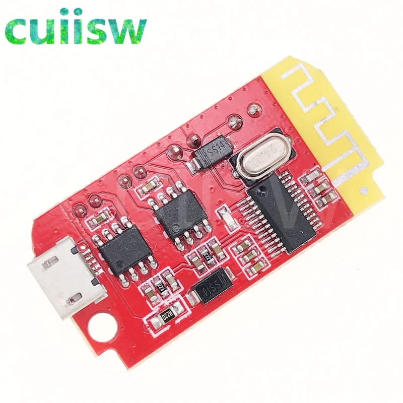 CT14 Micro 4.2 Stereo Bluetooth Power Amplifier Board Module 5VF 5W+5W Mini with Charging Port for refitting the idle sound box |