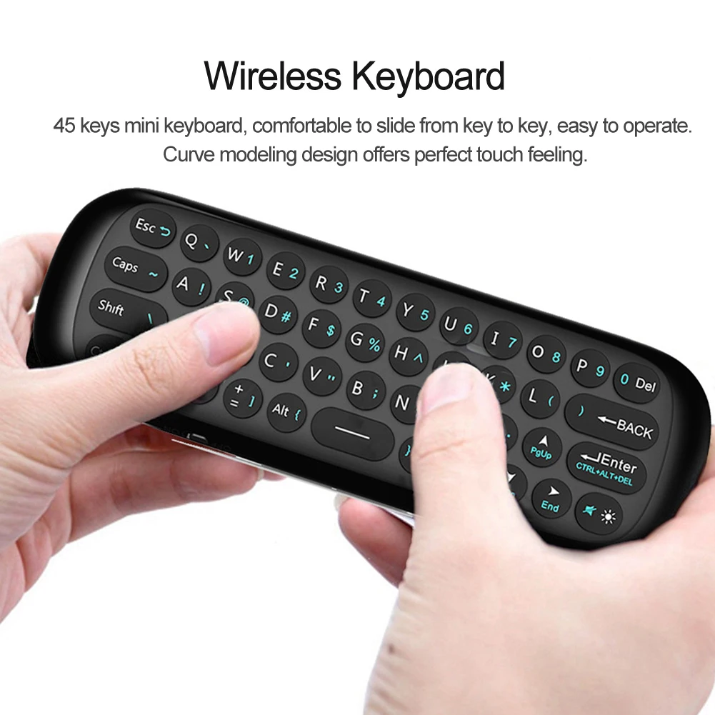W1 2 4G Беспроводная клавиатура Air Mouse Smart Remote Control для Android TV Box PC | Компьютеры и офис