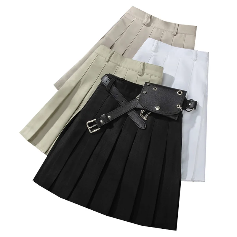 

Summer Preppy Style Women Skirts High Waist Female Pleated Mini Skirt Fashion Korean Wild Aesthetic Sweet Cute Woman Short Jupe