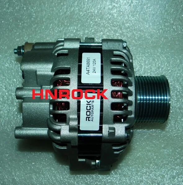 Новый генератор HNROCK 24 В 120A A004TA8391 A004TA8691 A004TA8691AM A4TA8391 A4TA8691 A4TA8691AM для VOLVO|Альтернаторы