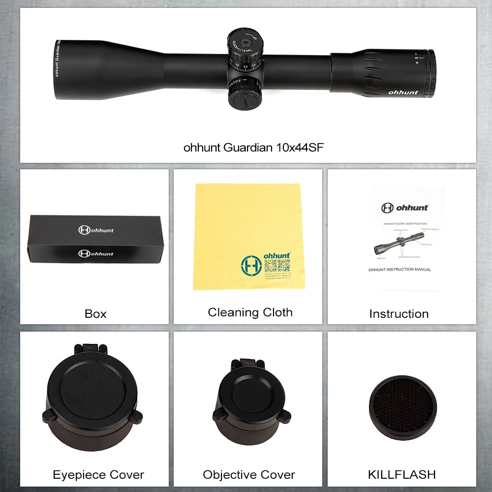 Ohhunt Guardian 10X44 Доставка SF Сезон осень зима охотничьи прицелы сбоку параллакса