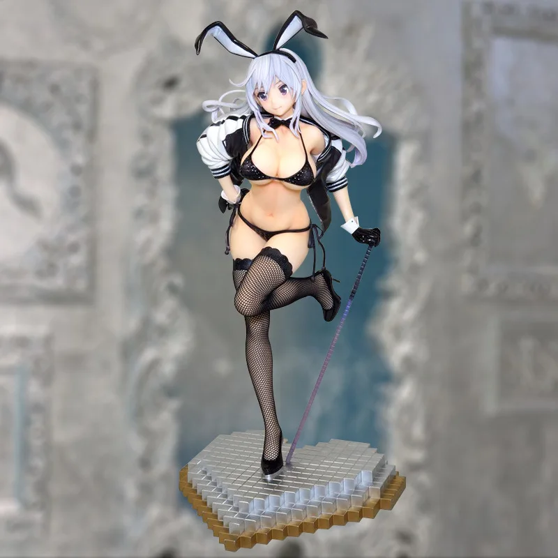 

New 28cm Big Size Anime Figure Skytube Zimakupiza by Saitom Sexy Bunny Girl Action Figure Collection Model toy doll