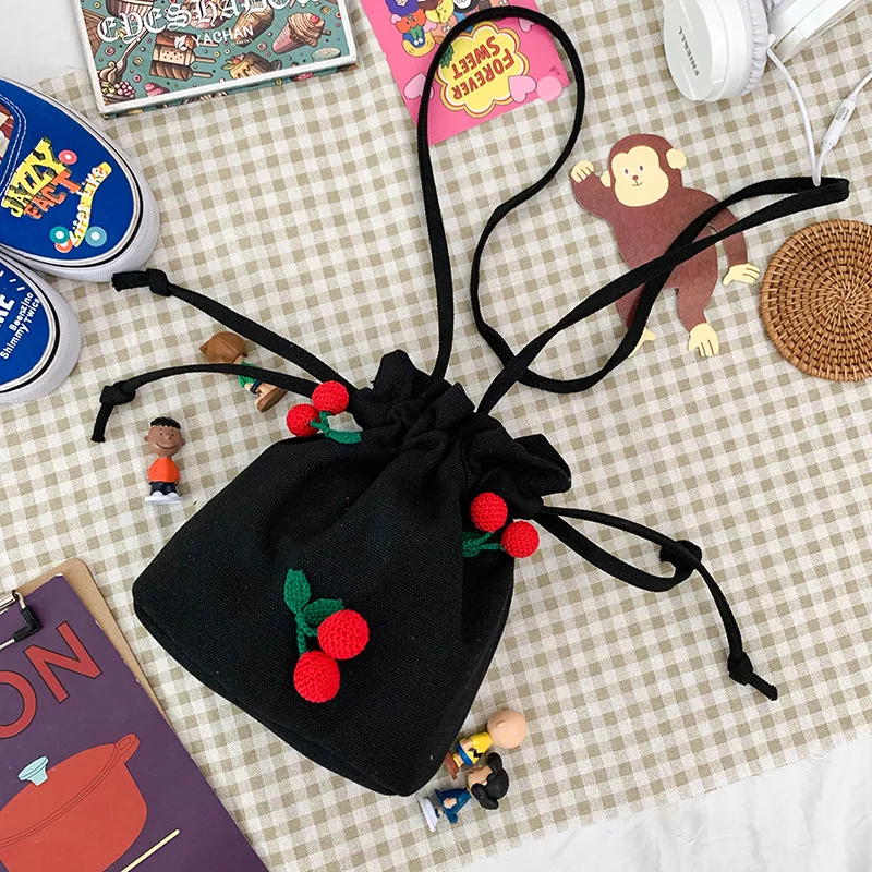 

Женская сумка на плечо, новая нейлоновая сумка для женщин, 2021, сумки-мессенджеры с карманами из вишни, сумки через плечо для девушек, Bolso